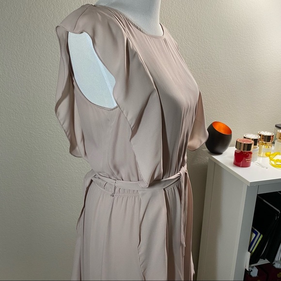 BCBGMaxazria Kollin Mauve Rose Maxi Dress Sz S - Picture 10 of 16